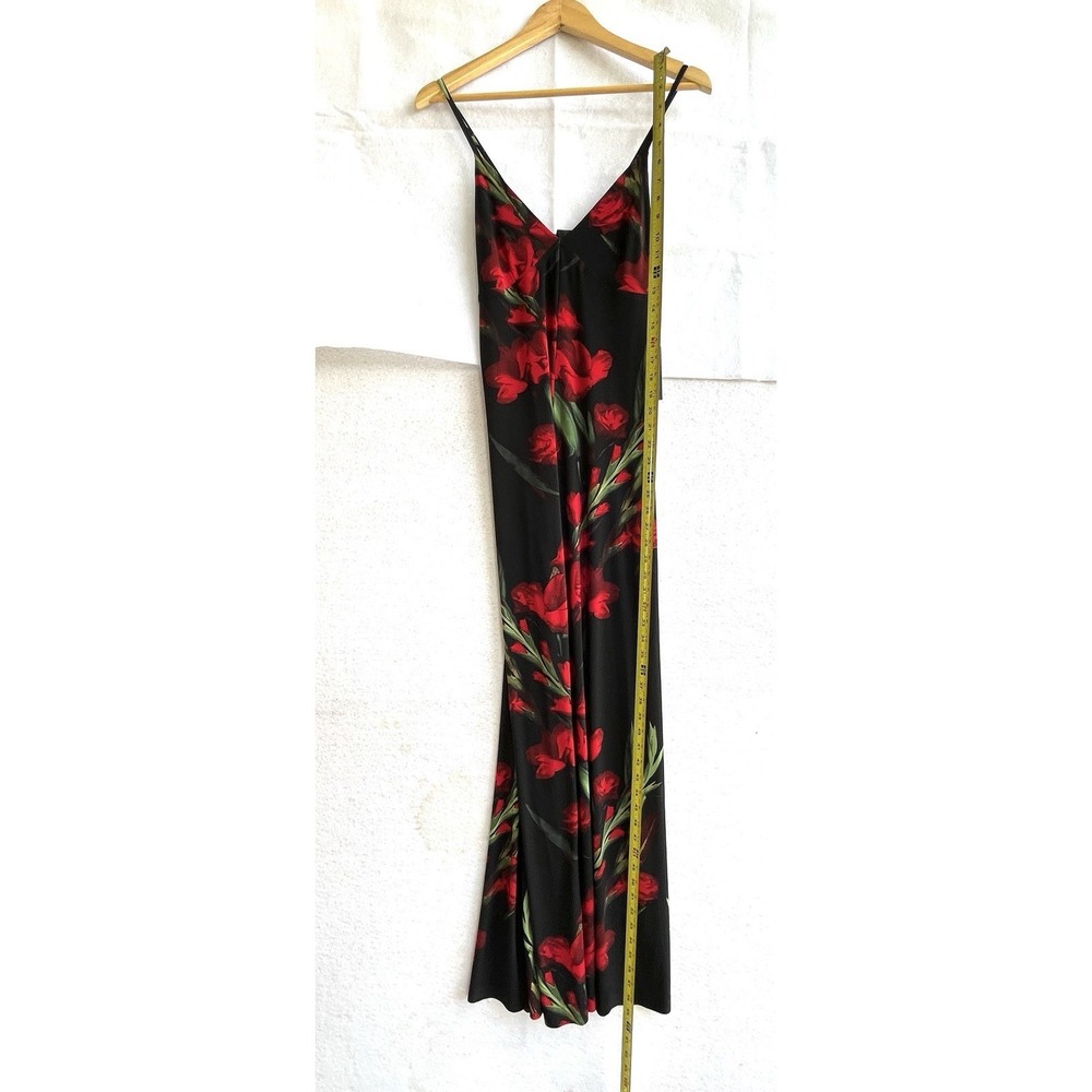 Norma Kamali Slip Jumpsuit in Blooming Roses Wide-Leg size Small NWT - Picture 10 of 13